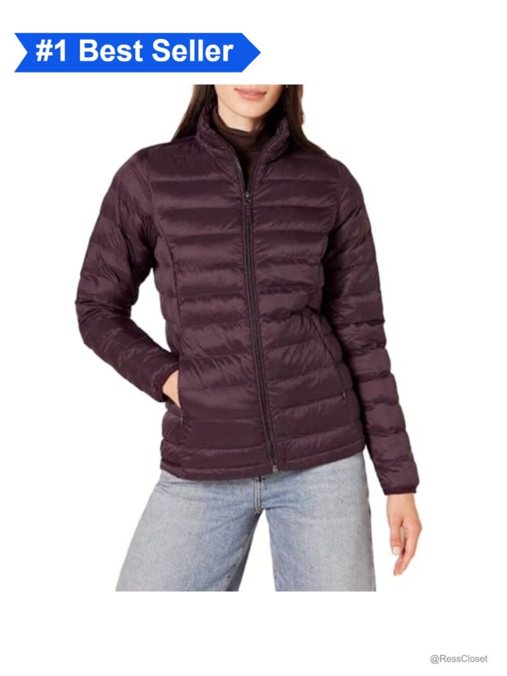 Lightweight Water-Resistant Packable Puffer Jacket